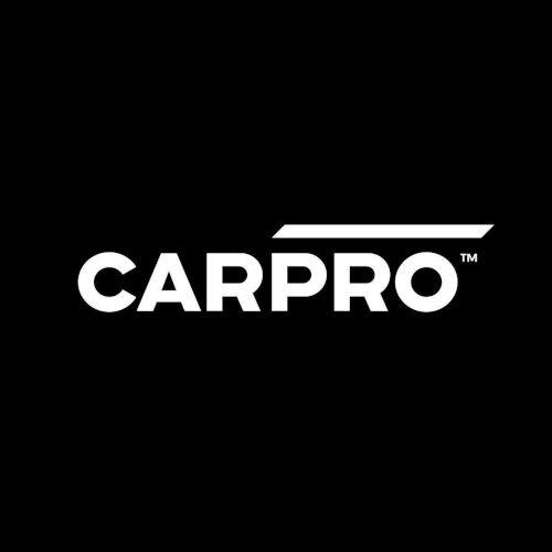 CARPRO logo in white on black background.