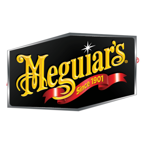 Meguiar's logo with red banner reading "Since 1901" on black background.