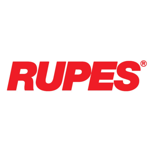 RUPES logo in bold red italic lettering.