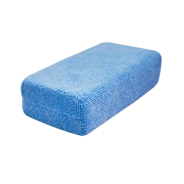 Blue rectangular sponge block