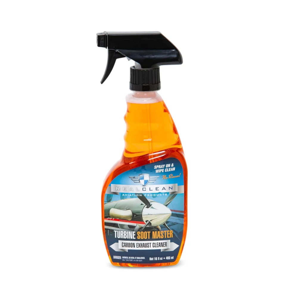 Orange spray bottle of tire and wheel cleaner with black trigger nozzle