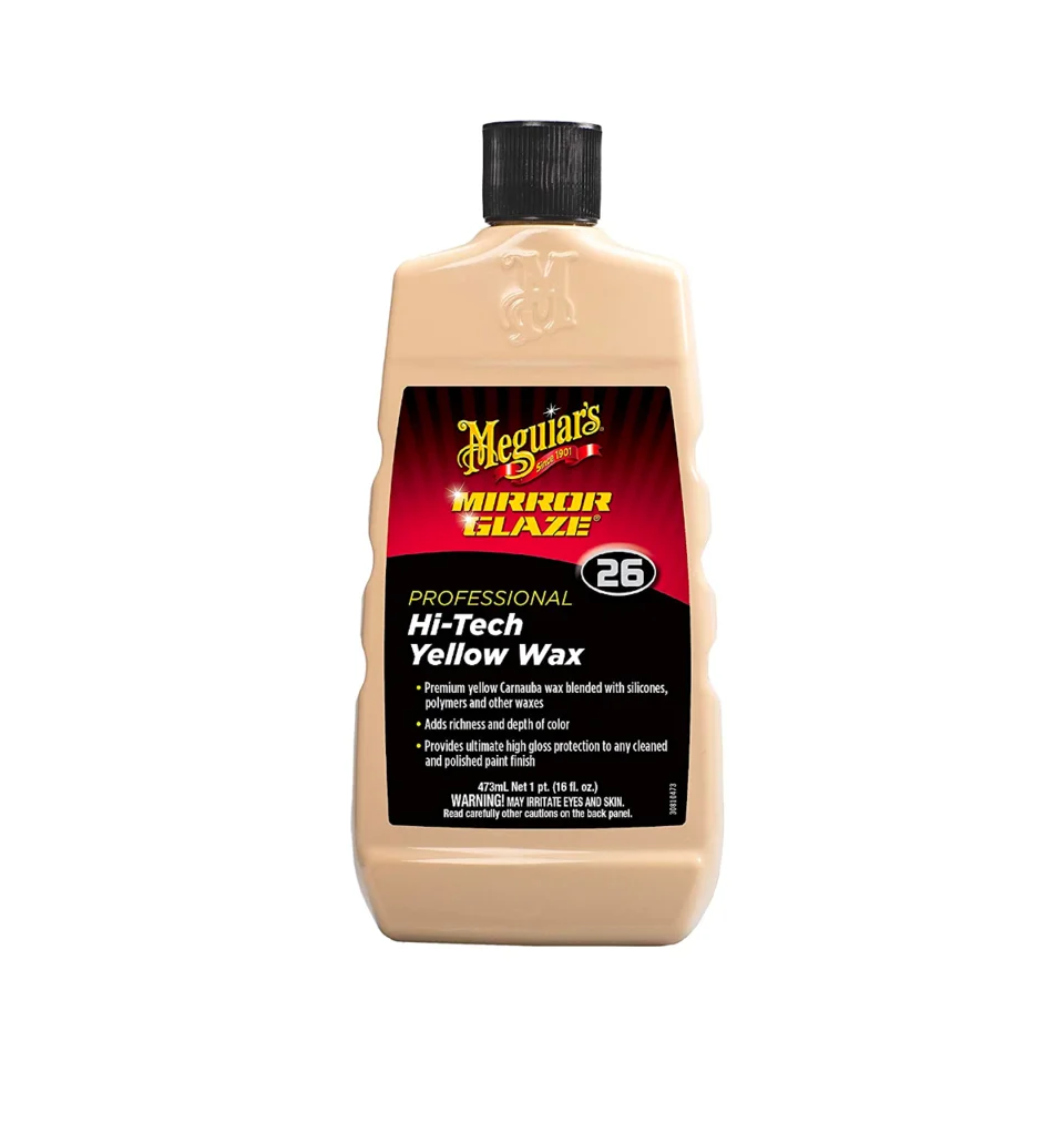 Beige bottle of Meguiar's Pro Speed Compound M10032 with black cap